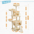 Multi-Level Cat Tree Tower with Scratching Post and Cozy Condo-My Little Pet