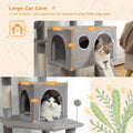 Multi-Level Cat Tree Tower with Scratching Post and Cozy Condo-My Little Pet