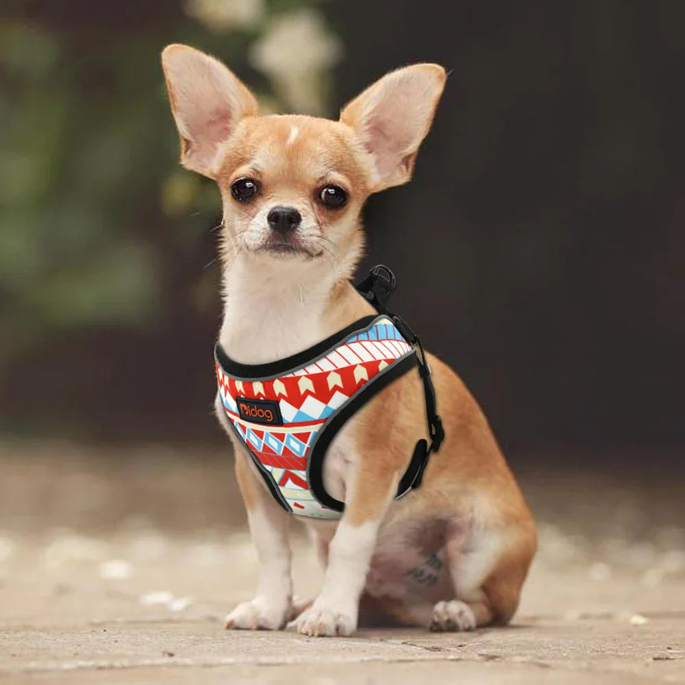 Reflective Nylon Harness Vest for Small to Medium Dogs and Cats-My Little Pet