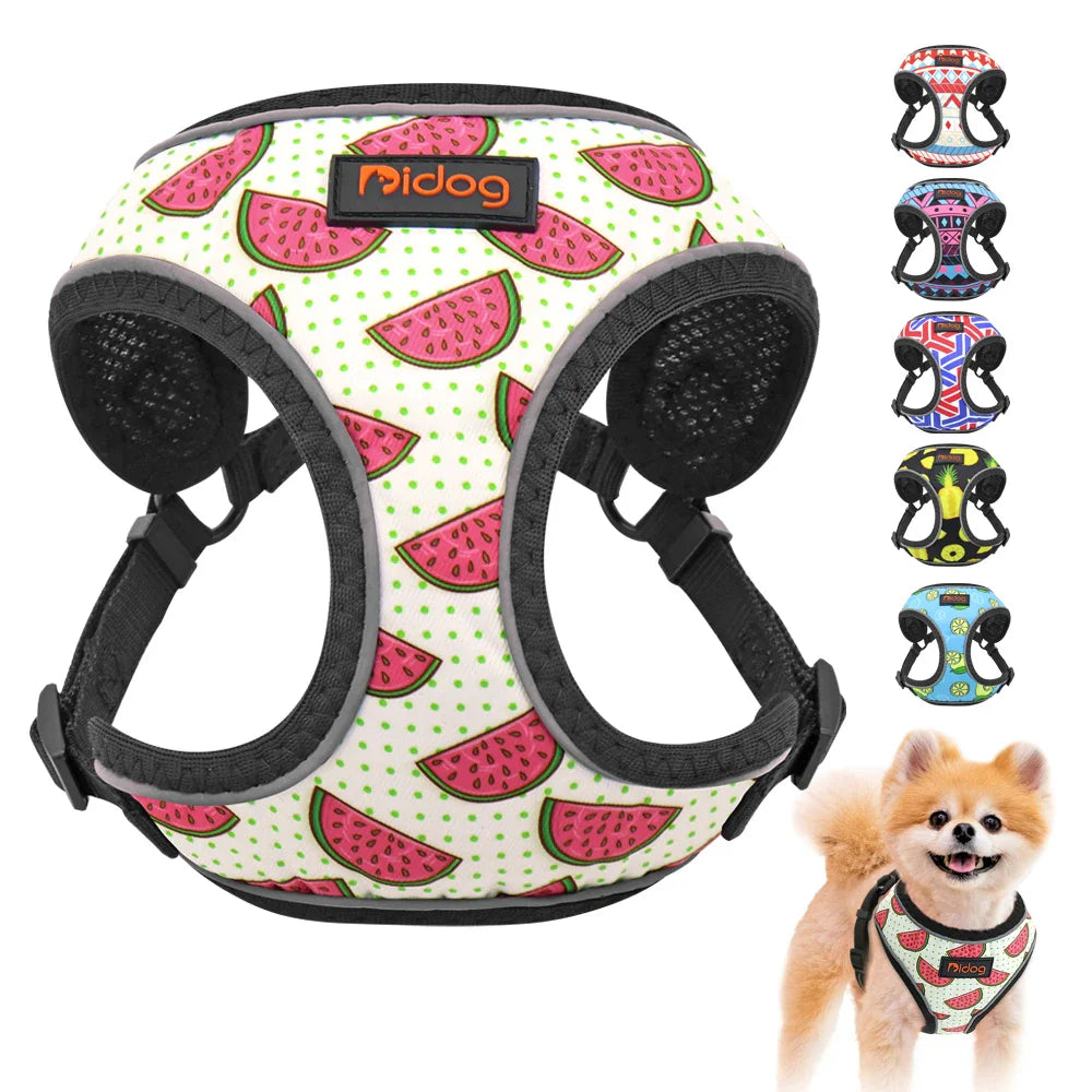 Reflective Nylon Harness Vest for Small to Medium Dogs and Cats-My Little Pet