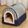 Comfortable Indoor Dog and Cat Bed with Removable Cushion and Non-Slip Base-My Little Pet