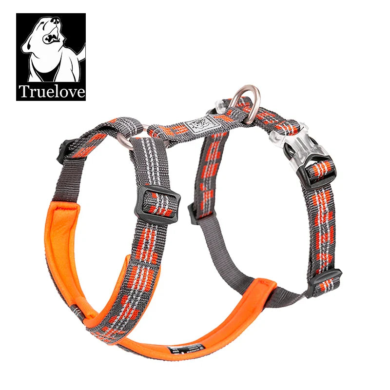 TRUELOVE Adjustable Pet Harness - Comfortable, Reflective Vest for Dogs and Cats-My Little Pet