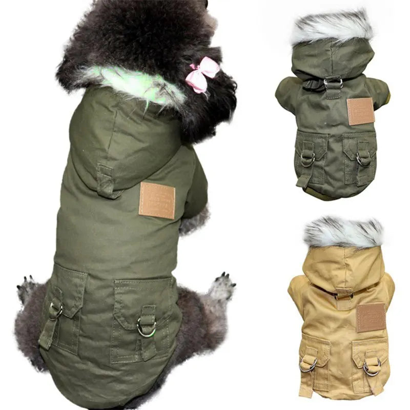 Thick Warm Winter Coat for Small to Medium Dogs - Comfortable and Fashionable-My Little Pet