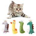 Interactive Catnip Toy for Cats - Soft Plush Chew Toy for Dental Health-My Little Pet