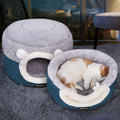 Soft Plush Cat Bed House for Small Dogs and Cats-My Little Pet