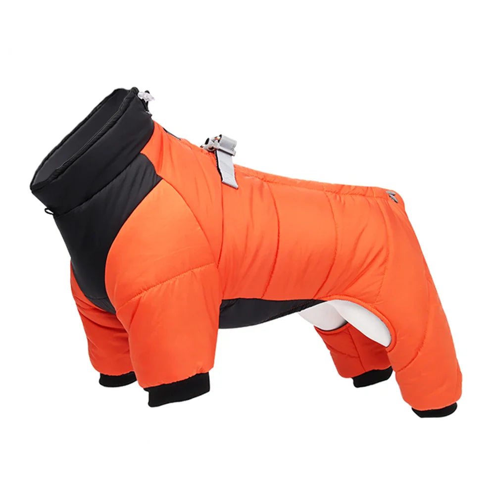 Thickened Winter Dog Jacket - Waterproof and Warm for Small to Medium Breeds-My Little Pet