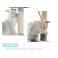 Multi-Level Cat Tree Tower with Scratching Post and Cozy Condo-My Little Pet