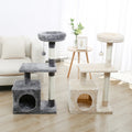 Multi-Level Cat Tree Tower with Scratching Post and Cozy Condo-My Little Pet