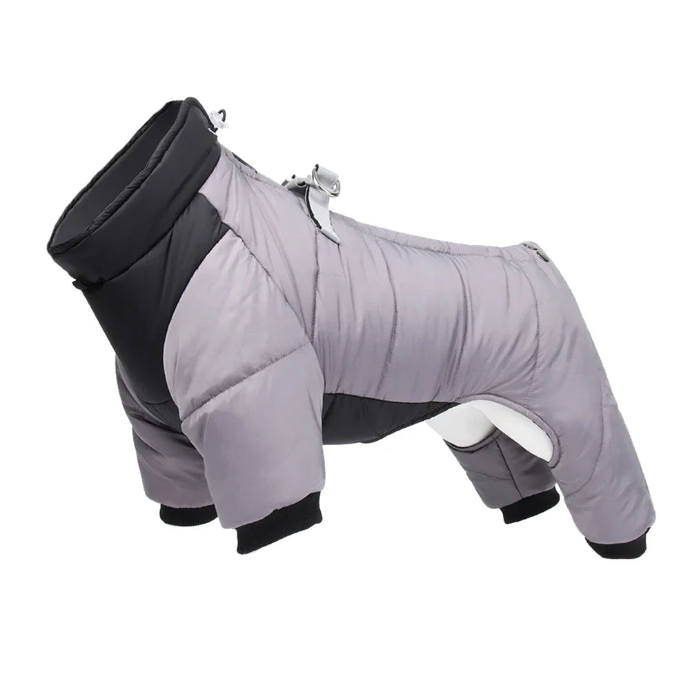 Thickened Winter Dog Jacket - Waterproof and Warm for Small to Medium Breeds-My Little Pet