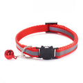 Reflective Breakaway Cat Collar – Adjustable Safety Neck Ring with Bell-My Little Pet