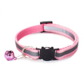 Reflective Breakaway Cat Collar – Adjustable Safety Neck Ring with Bell-My Little Pet