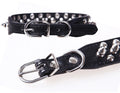 Stylish Leather Dog Collar with Punk Rivets-My Little Pet