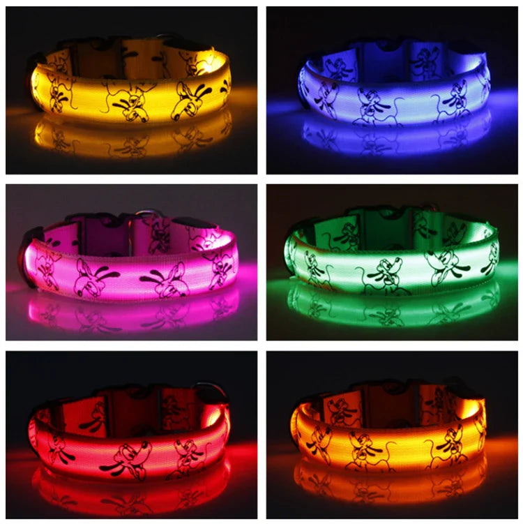 LED Safety Dog Collar - Night Visibility & Adjustable-My Little Pet