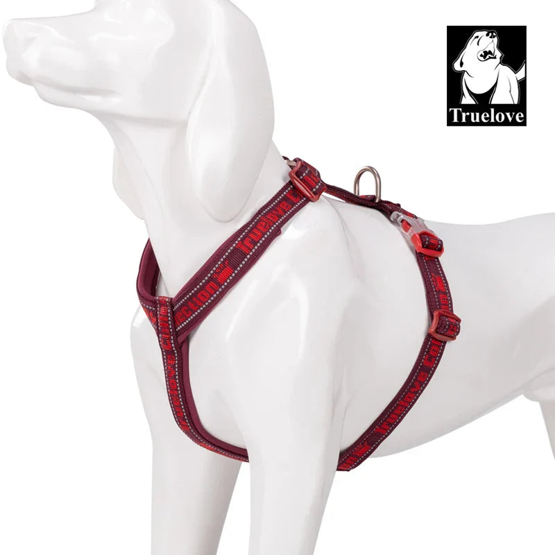 Truelove Reflective No-Pull Dog Harness - Tactical Military Training Design with Neoprene Padding and Adjustable Comfort Mesh-My Little Pet