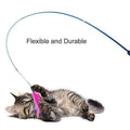 Retractable Cat Teaser Wand with Feather and Bell Attachments-My Little Pet