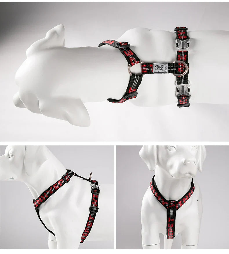 TRUELOVE Adjustable Pet Harness - Comfortable, Reflective Vest for Dogs and Cats-My Little Pet