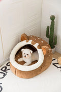 Foldable Pet House with Soft Kennel Mat for Small Pets-My Little Pet