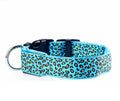 Leopard LED Adjustable Dog Collar - Night Safety Glowing Pet Collar-My Little Pet