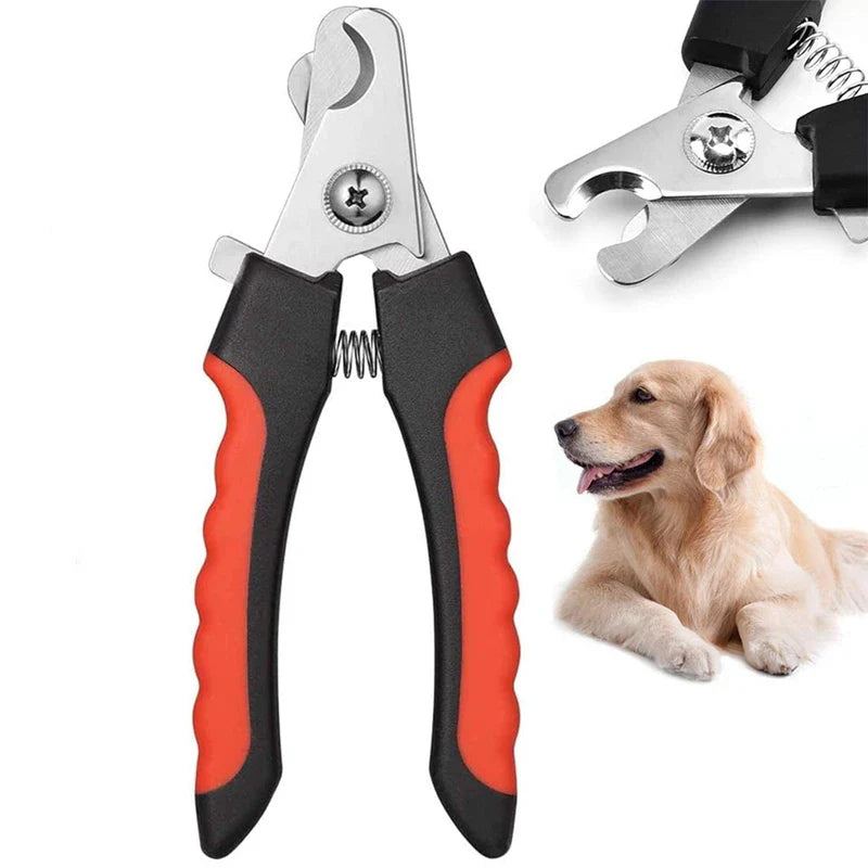 Professional Pet Nail Clippers with Safety Guard - Stainless Steel Grooming Tool for Dogs and Cats-My Little Pet