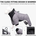 Thickened Winter Dog Jacket - Waterproof and Warm for Small to Medium Breeds-My Little Pet