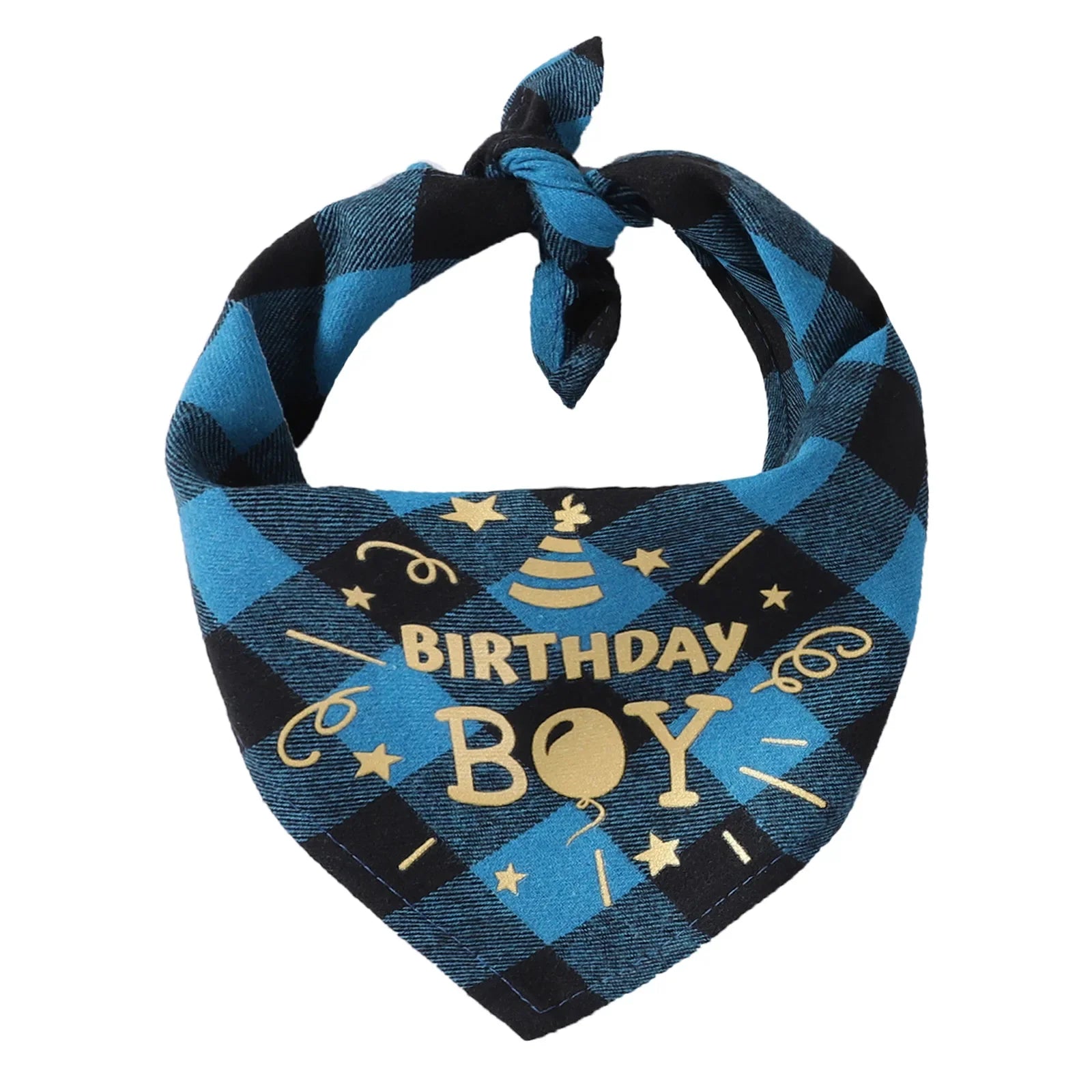 NONOR Cotton Pet Bandanas - Birthday Triangular Scarf Collar for Dogs and Cats-My Little Pet