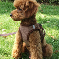 Reflective Corduroy Dog Harness and Leash Set-My Little Pet