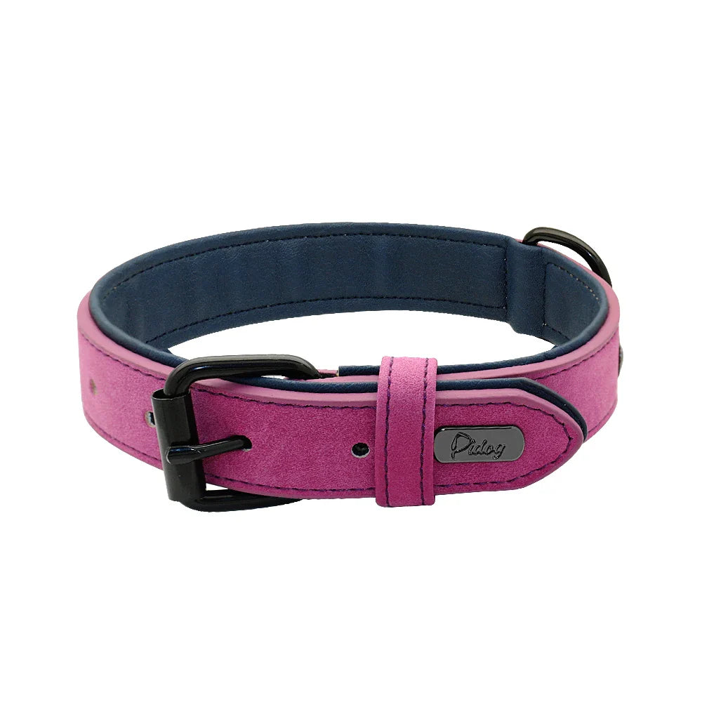 Premium Leather Dog Collar for Large Breeds-My Little Pet