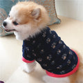 Warm Fleece Skull Print Dog Jacket - French Bulldog Pullover-My Little Pet