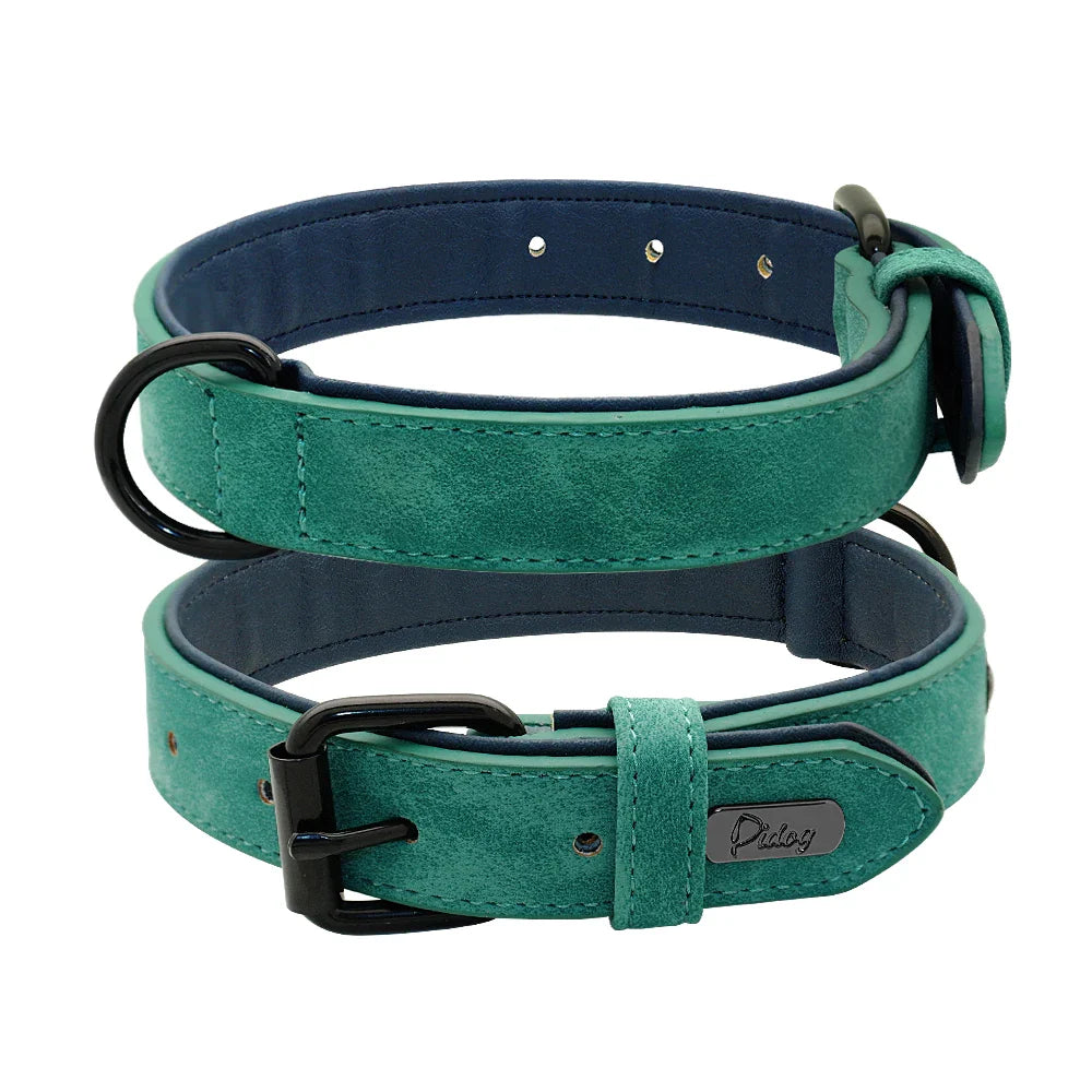 Premium Leather Dog Collar for Large Breeds-My Little Pet