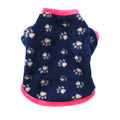 Warm Fleece Skull Print Dog Jacket - French Bulldog Pullover-My Little Pet