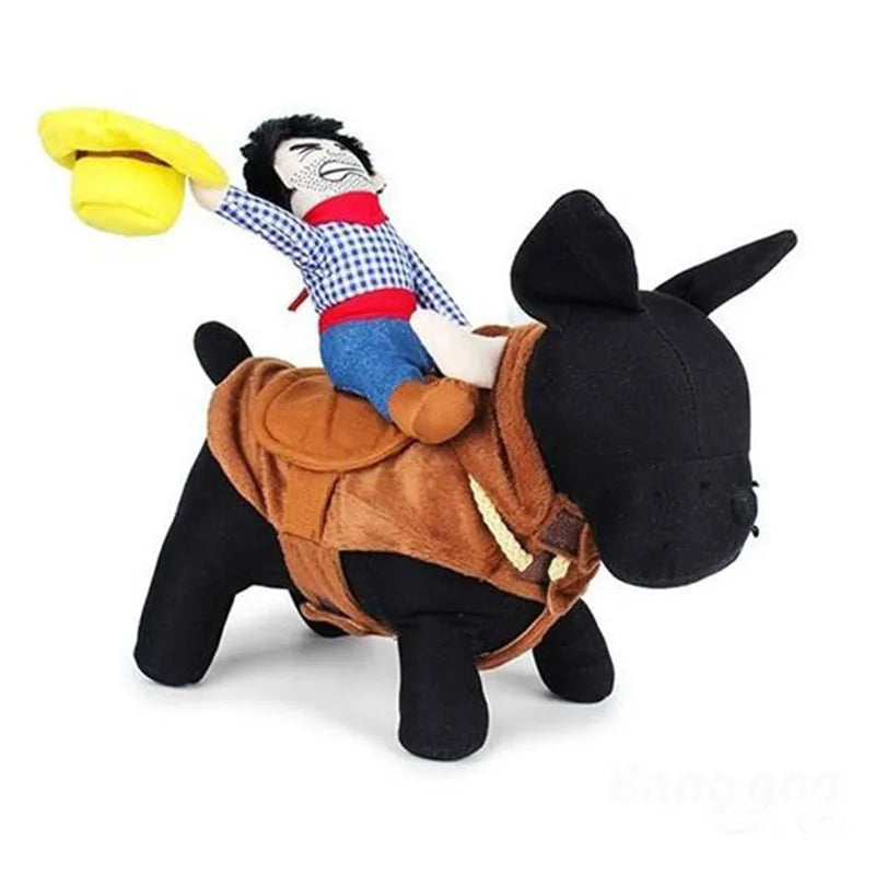 Funny Cowboy Pet Costume for Cats and Dogs-My Little Pet