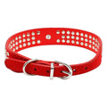 Elegant Rhinestone Suede Leather Dog Collar - Available in Multiple Colors-My Little Pet