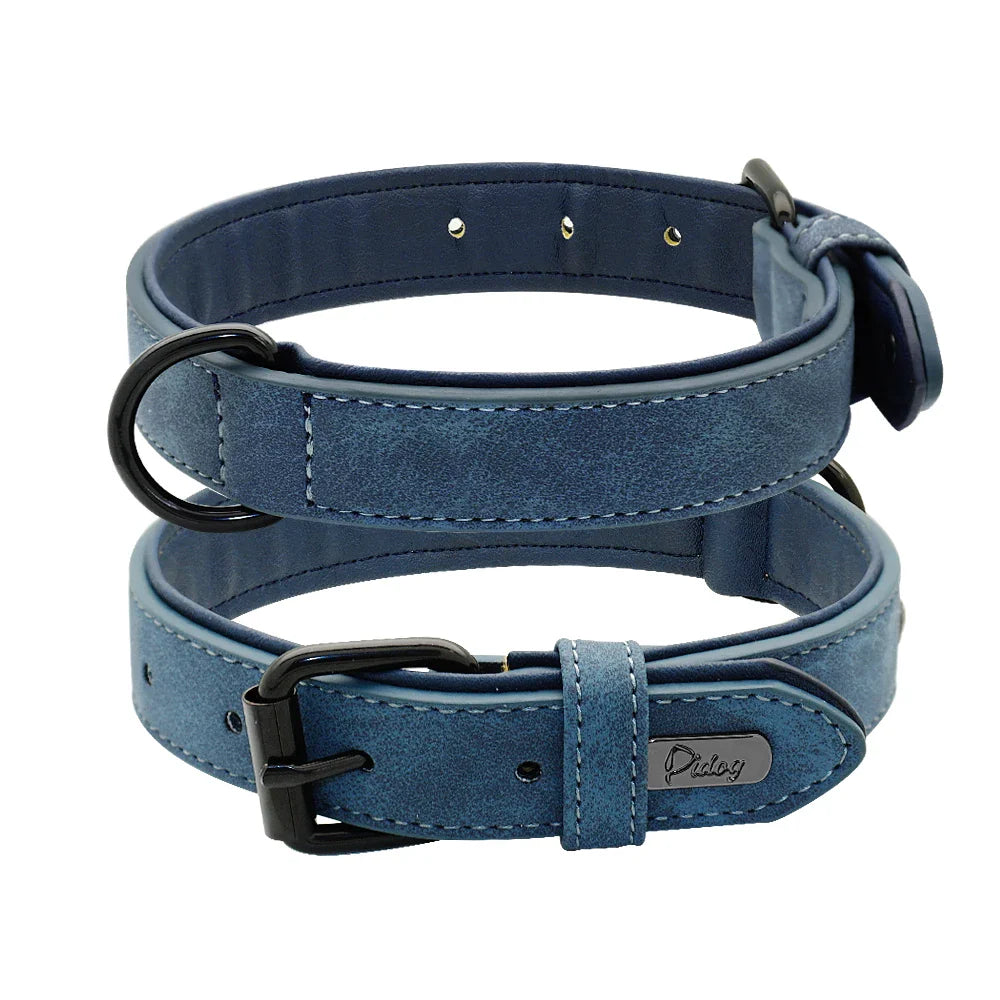 Premium Leather Dog Collar for Large Breeds-My Little Pet