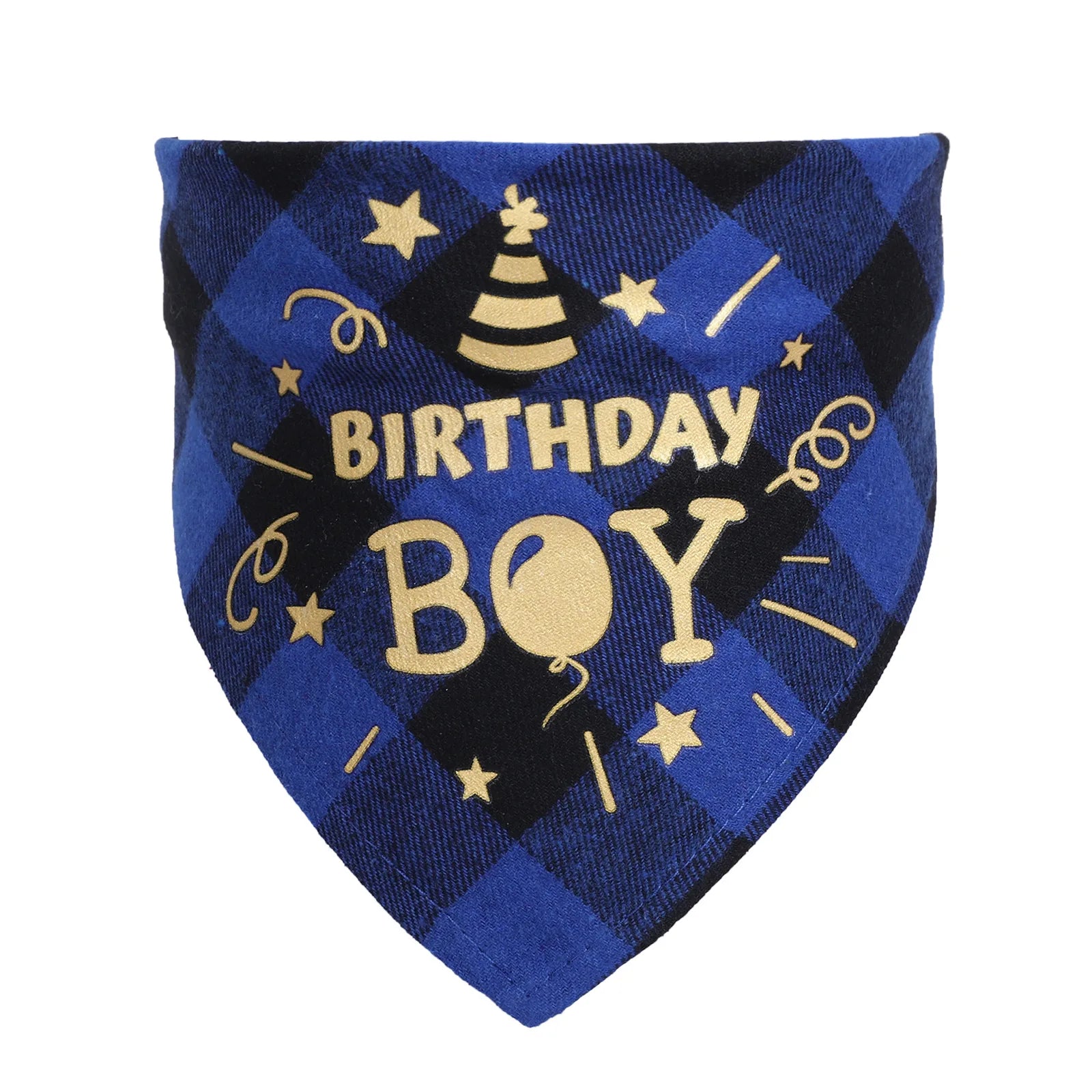 NONOR Cotton Pet Bandanas - Birthday Triangular Scarf Collar for Dogs and Cats-My Little Pet