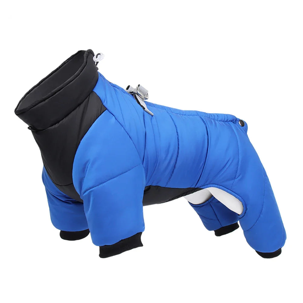 Thickened Winter Dog Jacket - Waterproof and Warm for Small to Medium Breeds-My Little Pet