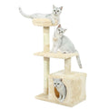 Multi-Level Cat Tree Tower with Scratching Post and Cozy Condo-My Little Pet