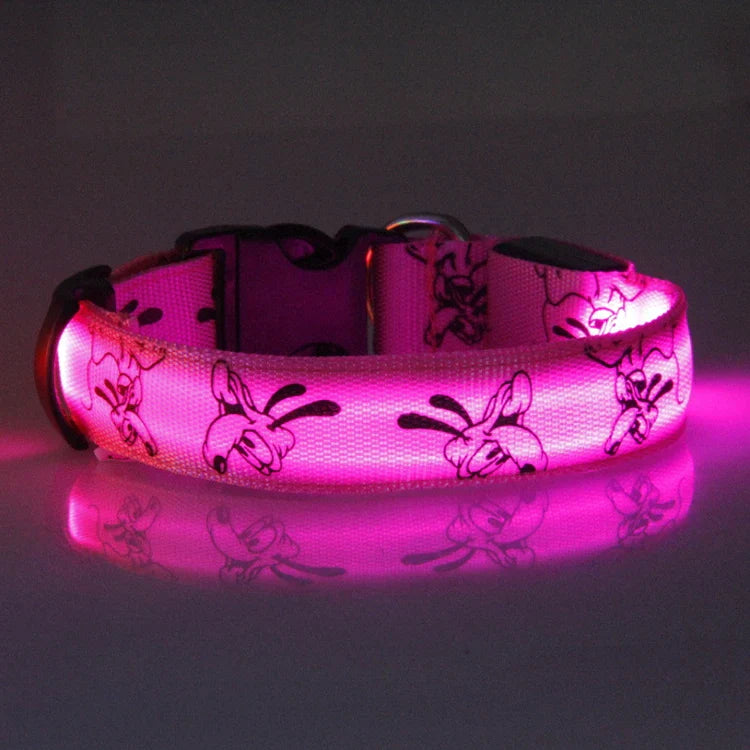 LED Safety Dog Collar - Night Visibility & Adjustable-My Little Pet