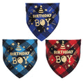 NONOR Cotton Pet Bandanas - Birthday Triangular Scarf Collar for Dogs and Cats-My Little Pet