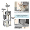 Multi-Level Cat Tree Tower with Scratching Post and Cozy Condo-My Little Pet