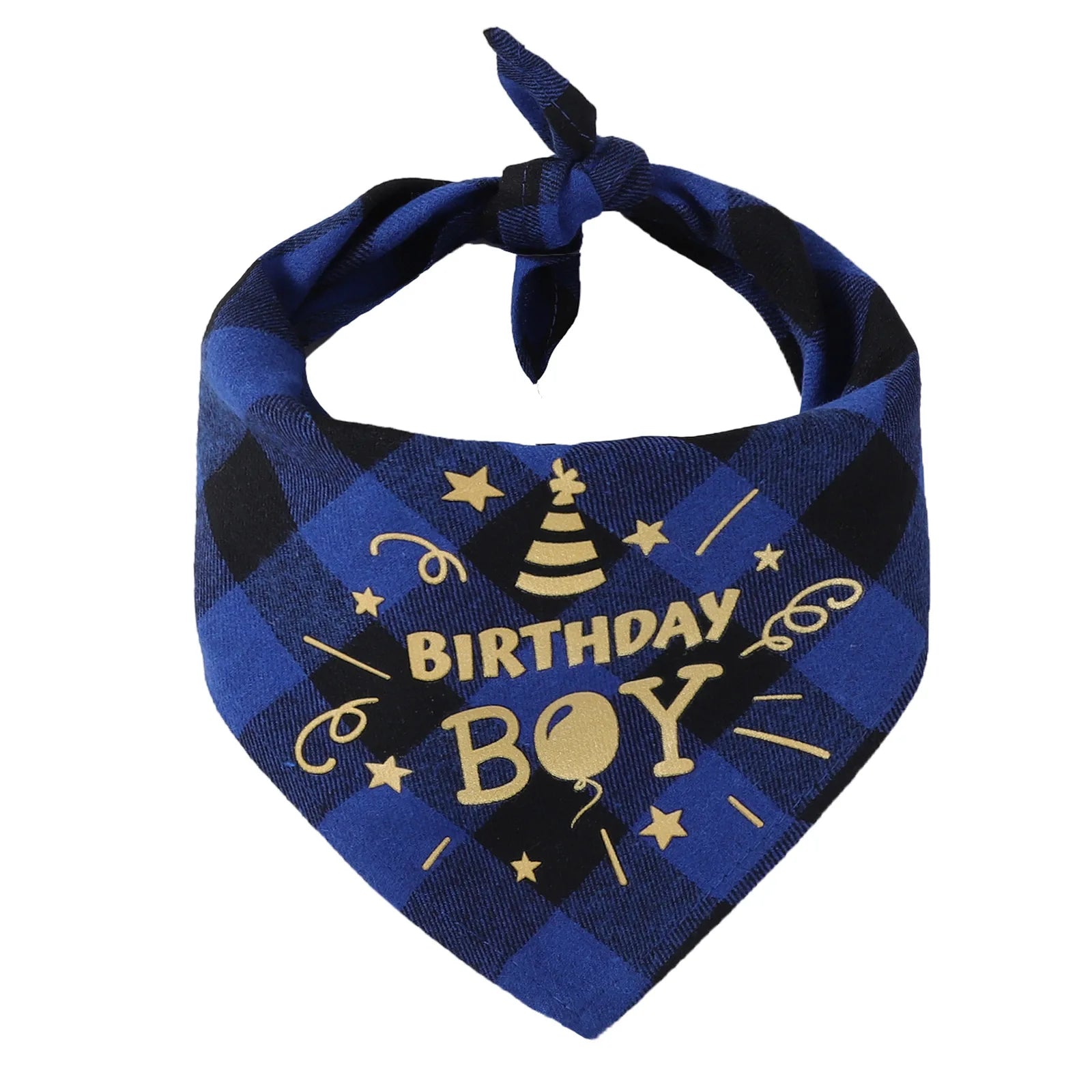 NONOR Cotton Pet Bandanas - Birthday Triangular Scarf Collar for Dogs and Cats-My Little Pet