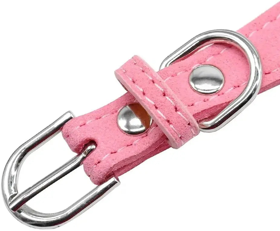 Luxurious Velvet Leather Pet Harness and Leash Set-My Little Pet