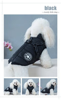 Winter Warm Waterproof Dog Jacket with Integrated Harness-My Little Pet