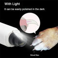 Rechargeable USB Dog and Cat Nail Grinder with LED Light-My Little Pet