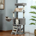 Multi-Level Cat Tree with Condo and Scratching Posts-My Little Pet