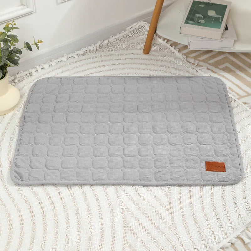 Reusable Cotton-EVA Pet Waffle Mat for All Seasons-My Little Pet