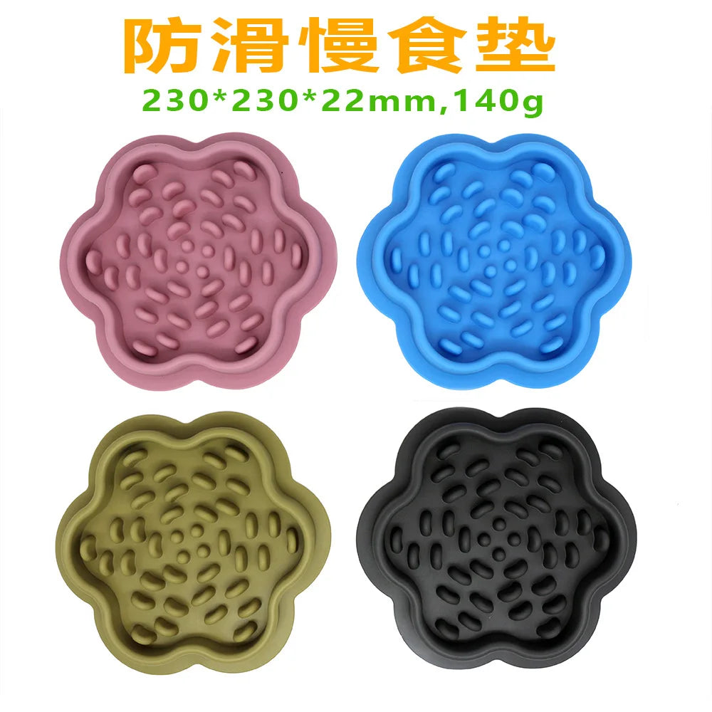 Non-Slip Silicone Pet Licking Mat for Cats and Dogs - Slow Feeding Solution-My Little Pet