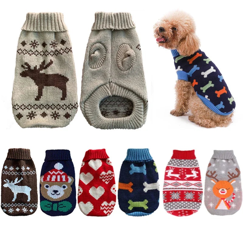 Cozy Knitted Sweater for Small to Medium Dogs and Cats-My Little Pet