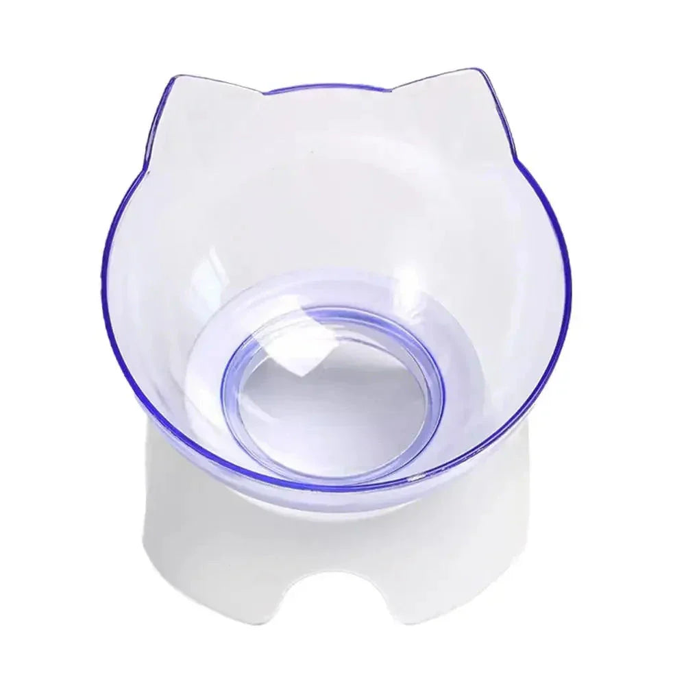 Ergonomic Non-Slip Cat Bowl with Elevated Design for Neck Protection-My Little Pet