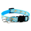 Adjustable Cat Collar with Bell – Moon & Star Design-My Little Pet