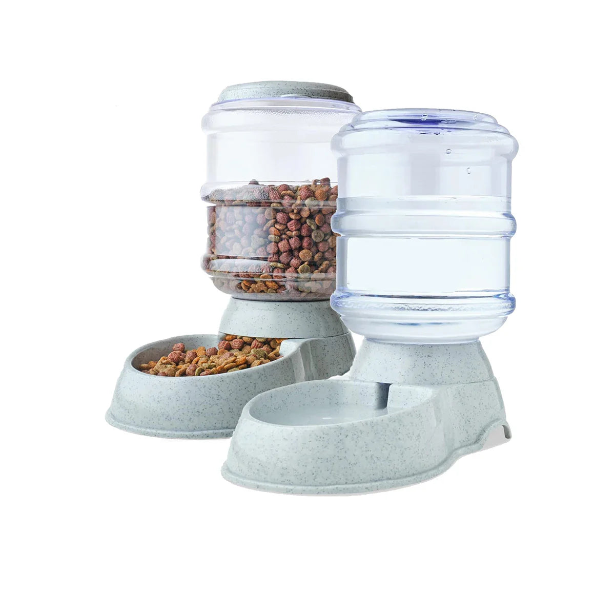 Automatic Water Dispenser and Large-Capacity Pet Feeder – Food and Water Bowl for Cats and Small Dogs - My Little Pet